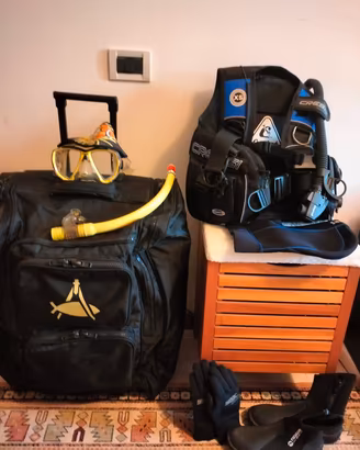 Borsa trolley da sub/Gav /e accessori