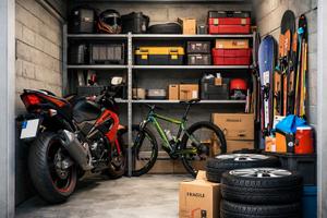 Spazi deposito sicuri per moto, bici e attrezzatur