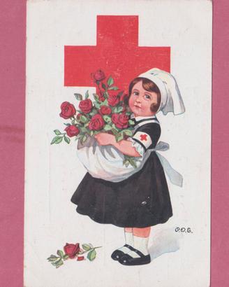 Cartolina-Croce rossa- Crocerossina