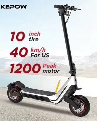 Monopattino Elettrico KEPOW E12 500W – 48V 10,4Ah