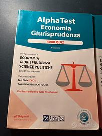 Alpha Test. Economia Giurisprudenza. Kit Di Preparazione. Con Contenuto  Digitale Per Download E Acce …9788848320139 Usato