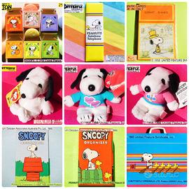 SNOOPY PEANUTS Vintage 1980 articoli da collezione