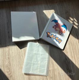 Set raccoglitori carte pokemon