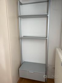 Libreria in alluminio