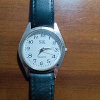 Orologio SK con cinturino in pelle 