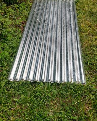 Lastre ondulate in lamiera zincata 200×90 cm