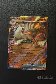 carta pokemon 151 ninetales ex