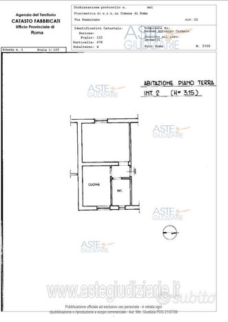 Appartamento 40mq via Passirano, Labaro