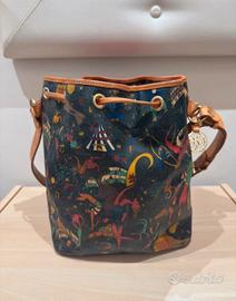 Borsa a secchiello di Piero Guidi vintage pelle