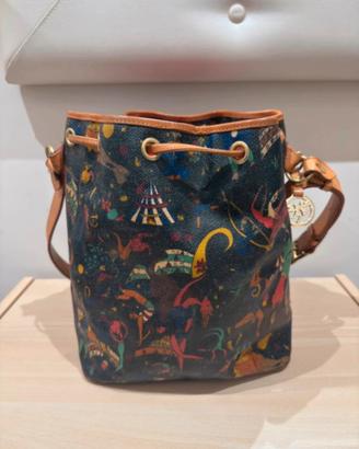Borsa a secchiello di Piero Guidi vintage pelle