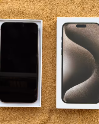 iPhone 15 Pro Max 256 GB Natural Titanium perfetto