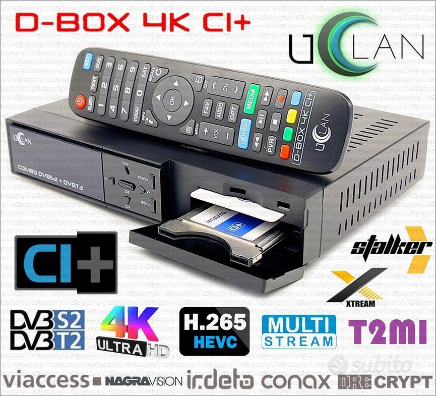 Decoder UCLAN D-BOX 4K CI+ Combo - Audio/Video In vendita a Frosinone