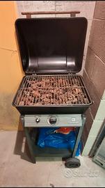 barbecue Kemper con pietra lavica