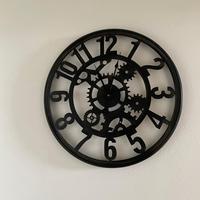 Orologio da parete/muro con design ingranaggi
