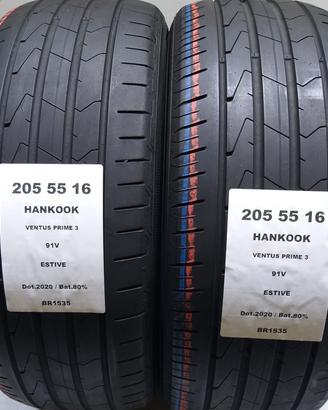 2 GOMME 205 55 16 HANKOOK BR1535