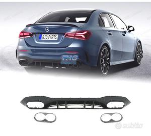 DIFFUSORE MERCEDES CLASSE A V177 18-22 LOOK AMG A4