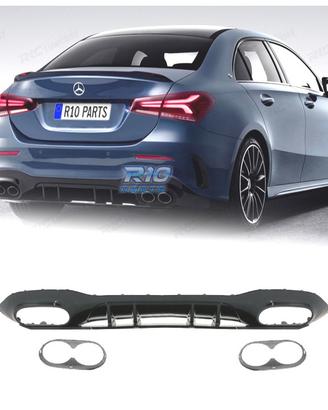 DIFFUSORE MERCEDES CLASSE A V177 18-22 LOOK AMG A4