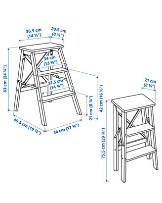Sgabello in legno ikea