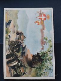 Cartolina Militare 1° RGT. Artiglieria 