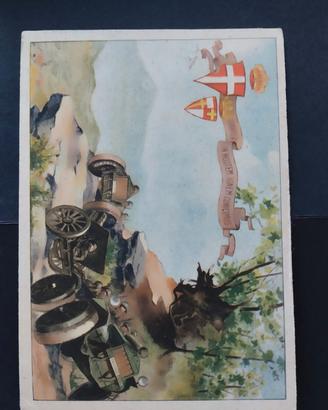 Cartolina Militare 1° RGT. Artiglieria 
