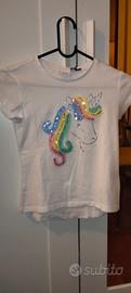Maglietta bambina con Unicorno