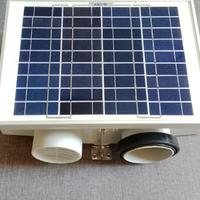 Aspiratore / ventilatore con pannello solare.