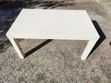 Tavolino bianco da salotto 