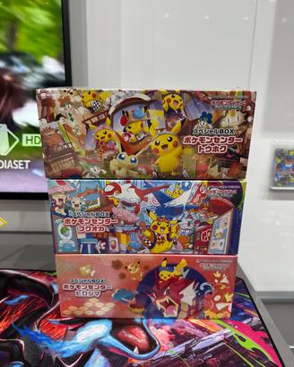Box pokemon promo Pikachu Hiroshima Fukuoka tohoku