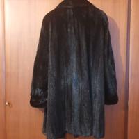 cappotto in pelliccia di visone taglia 48