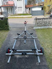 Carrello gommone e barca