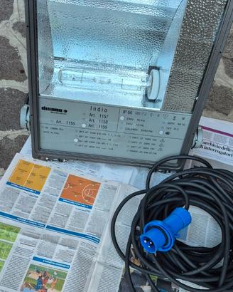 Faro  professionale Disano Indio 1159 + 16 m di ca