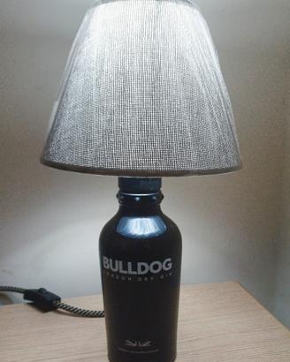 lampada bottiglia assemblata artigianalmente