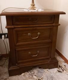 coppia comodini vintage