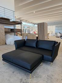 Divano vera pelle tre posti