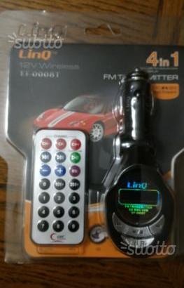Trasmettitore per autoradio in fm con USB,SD:NUOVO