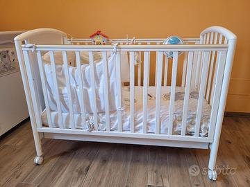 lettino e fasciatoio per neonati Pali