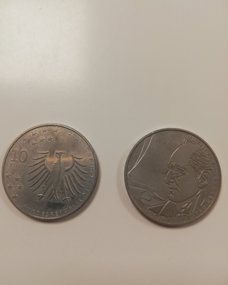 Moneta da 10 euro tedesca