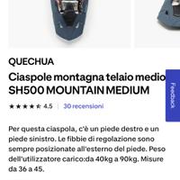 Ciaspole nuove