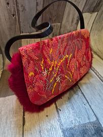 borsetta vintage etro lapin e seta