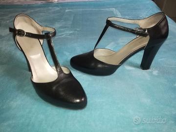 Décolleté Donna Nero Giardini in Pelle P615350DE