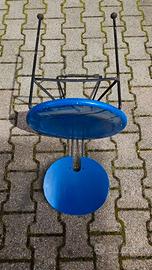 sedia metallo e legno