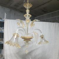 lampadario in vetro di murano 