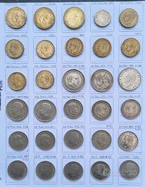 Lotto 44 Pesetas Spagna con 7 Rarità .