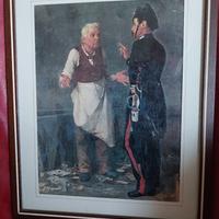 Antica stampa Carabinieri. 