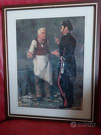 Antica stampa Carabinieri. 