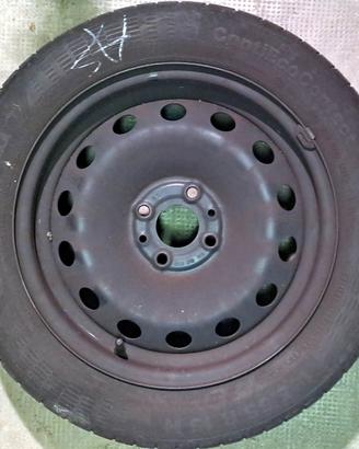 4 cerchi + gomme CONTINENTAL 185/55/R15 H