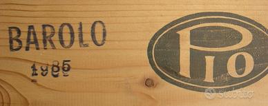 Vino barolo Pio Cesare 1985  6 bottiglie