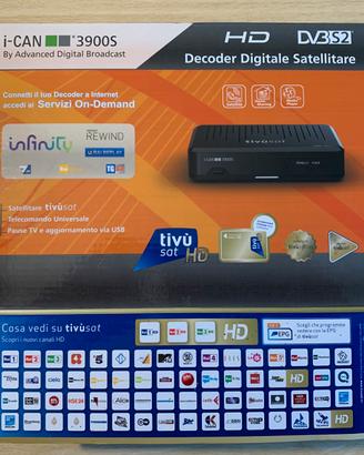 Decoder Digitale Satellitare i-Can 3900S