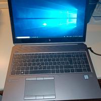 Workstation portatile HP ZBook 15 G5 schermo touch