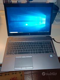 Workstation portatile HP ZBook 15 G5 schermo touch